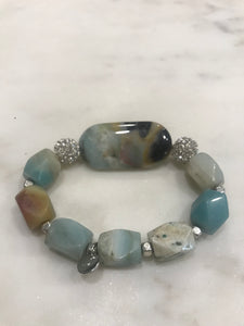 Amazonite centerpiece bead