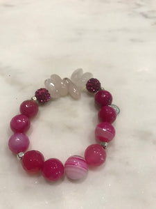Pink/fuchsia bracelet
