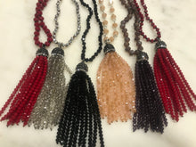 Load image into Gallery viewer, Bead tassel necklaces
