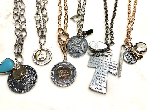 Inspirational necklaces