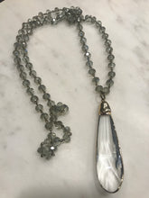 Load image into Gallery viewer, Crystal teardrop statement necklace