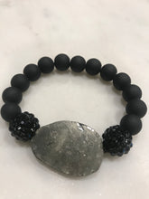 Load image into Gallery viewer, Pyrite center stone bracelet